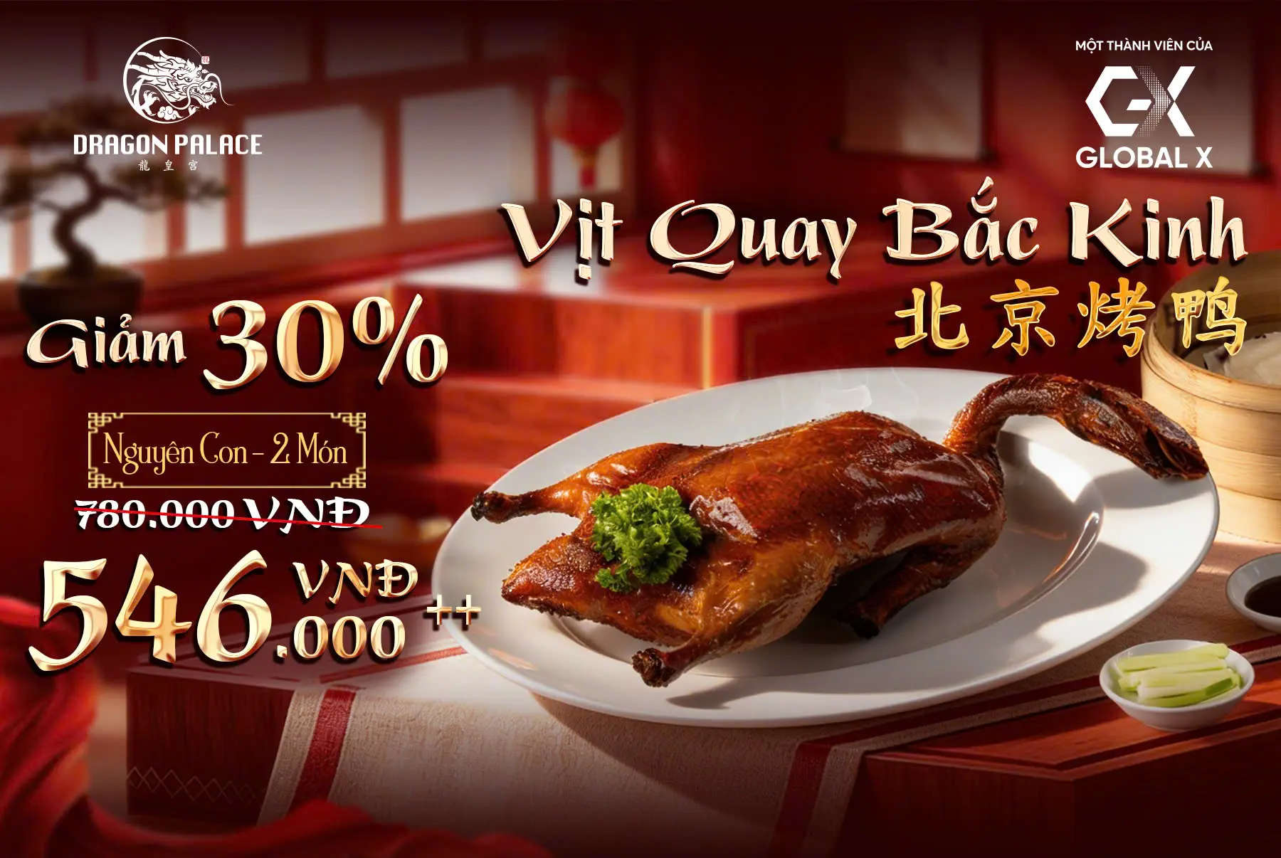 Khuyến mãi Vịt Quay Bắc Kinh - Dragon Palace